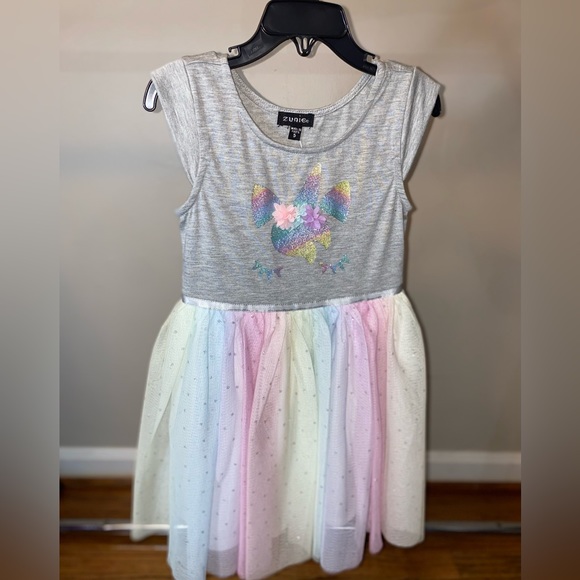 Unicorn Tulle dress size 5 new - Picture 2 of 4